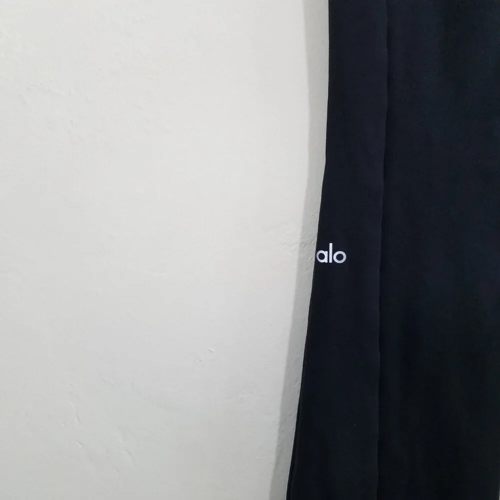 ALO Yoga Slit Zip Legs High Waist Pull-On Pants Size XS